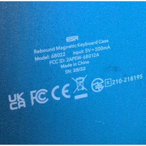 ESR Magnetic Keyboard Case 360 Rebound Series w/ Trackpad iPad Pro Air 11" 6B022 - Picture 5 of 6